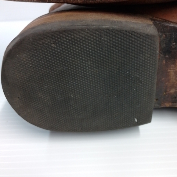 Ariat Brown Leather Cowboy Boots - Picture 8 of 9